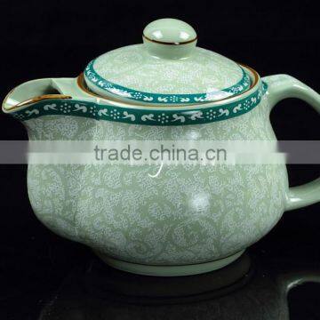 Tang Cao Tang Dynasty Flower Design Ceramic Tea Pot photo-2