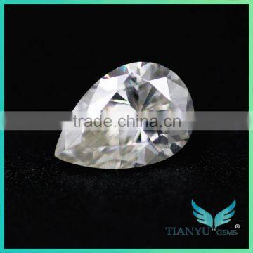 moissanite solitaire 1.5 carat pear cut moissanite fluorescence best place to buy moissanite