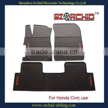 oem latex fancy car mat for civic use