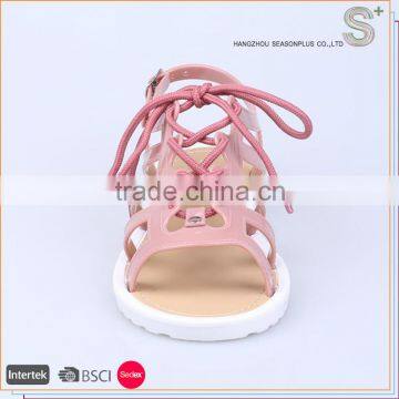 Custom flat casual jelly wholesale china women shoes