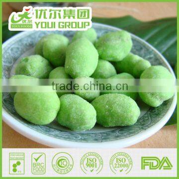 HACCP,ISO,BRC,HALAL Certification Round Wasabi Peanuts with best quality and hot price