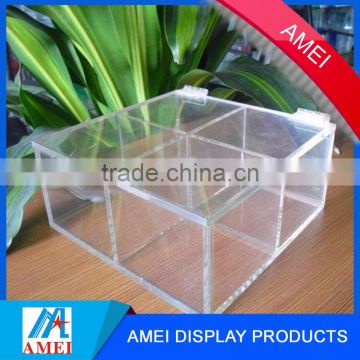 2017 Wholesale pop desktop acrylic display case for storage