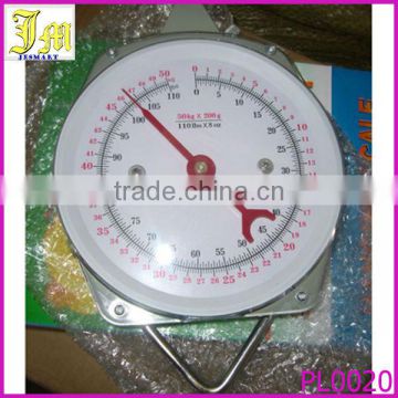 Weighing 50KG/110LB Double Scale Scrap Metal Hook Lifting Scale Made in China