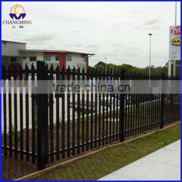 Golden supplier PVC Coated Cyclone Wire Mesh Fence Galvanized Steel Palisade