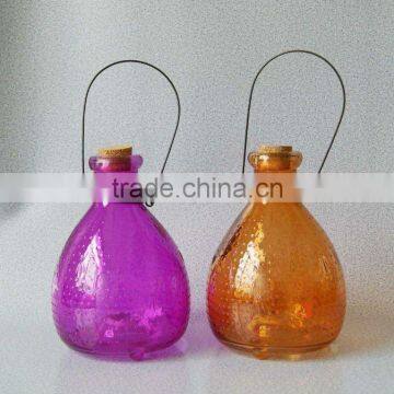 Big size colored glass wasp catcher