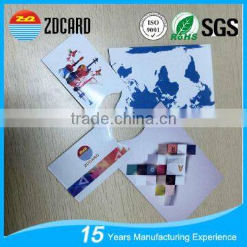 Aluminum foil Print Paper Hotel Key Card Holder