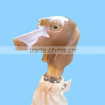 Polyresin duck head handle