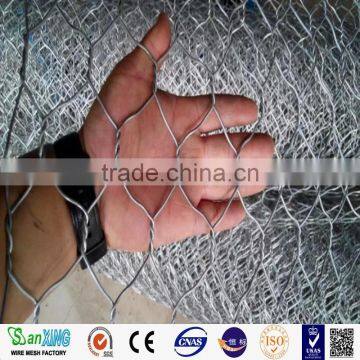 galvanized hexagonal wire netting /stone gabion mesh