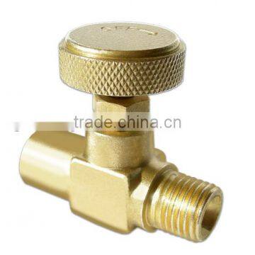 Brass needle valve