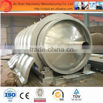 Batch Type Waste Tyre Pyrolysis Plant With Double Discharging System photo-2