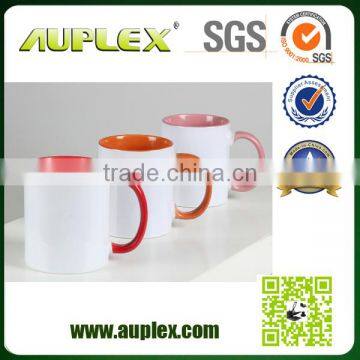 11oz Reinforced Porcelain White Mugs Inner Color Mug From China 10 Year+ Manufacturer photo-2