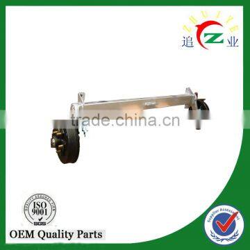 China Made Agricltural Steel Multi-axle Hydraulic Truck Trailer for Sale photo-3