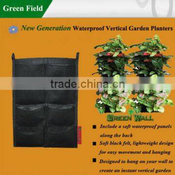 Green Field Water-proof Vertical Hanging Planters Manufacturer