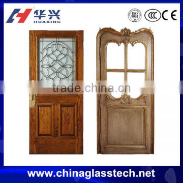 Customized aluminum thermal break exterior metal door with glass