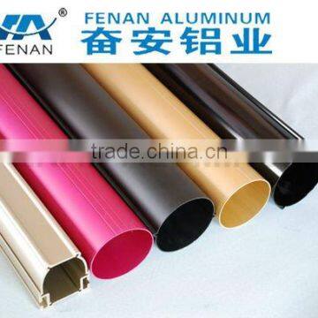 Powder coating aluminium tubing