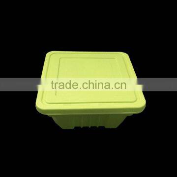 biodegradable eco-friendly two-layer 1000ml 3-div corn starch food container