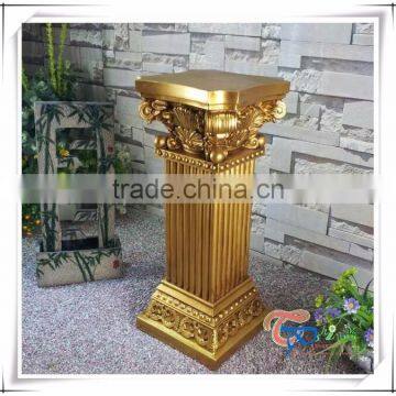 Wedding Decoration Square Pillar Design Column Church Flower Stand With Pots photo-2