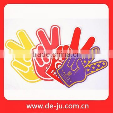 Win Finger Colorful Cheering Eva Big Hands