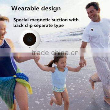 New Arrival C2 Smart Cam 720P Battery Powered Wearable WIFI Wireless Hidden IP Camera photo-4