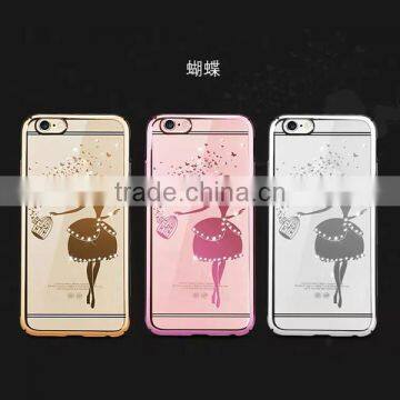 Wholesale Diamond Electroplate TPU Mobile Phone Case For IPhone 6 6Plus photo-6