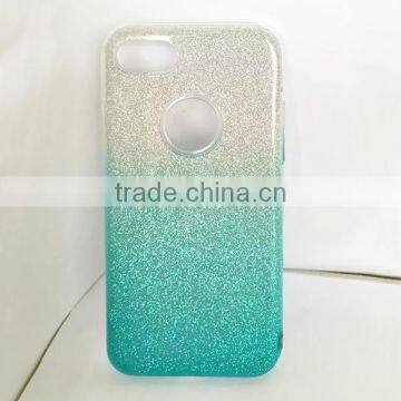 Gradient Color Glitter Tpu Phone Case for Iphoen7, 3 in 1 Shinning Phone Cover, 3 in 1 Back Tpu Case for Iphone7 photo-3