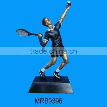 resin badminton throphy