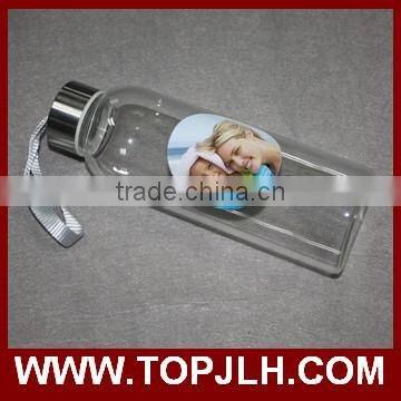 Photo Printing Glass Bottle for Water,glass Water Bottle for Promotion photo-3