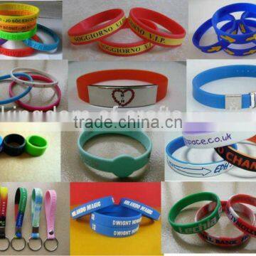 Silicone bracelets