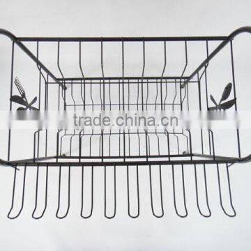 RH-4724 Large Capacity Flatware Kitchen Cabinet Dish Rack photo-6