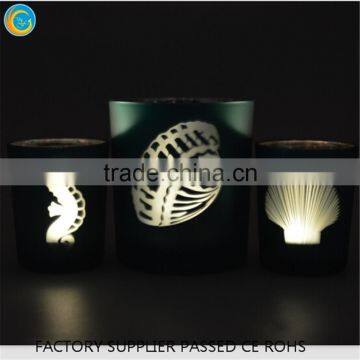 Mercury Glass Votive Frosted Candle Holder Set for Home Decoration Use