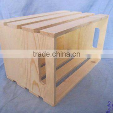 Nature Color Pine Wood Crates Wholesale photo-4