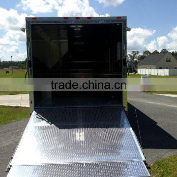 Mobile 8.5X28 Catering Food Trailers With Sinks, Gas, and Fire Suppresion For Sale photo-5
