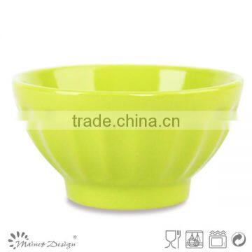 Stoneware Embossed Rice Bowl/ceramic Bowl photo-4