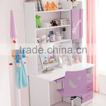 RD101 Sweet Girl Purple Princess Bedroom Set 2015 New Children Kids Furniture on Sale in Stock photo-3