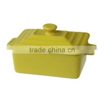 Ceramic Rectangular Shape Ceramic Casserole photo-5