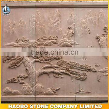 Wholesale Natural Sandstone wall relief sculpture