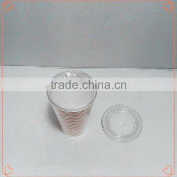 Wholesale Fashion Customized Coco Cola Cup With Straw for Plastic Cup photo-2