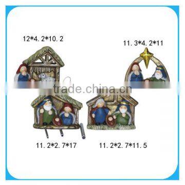 Ceramic christmas nativity sets indoor