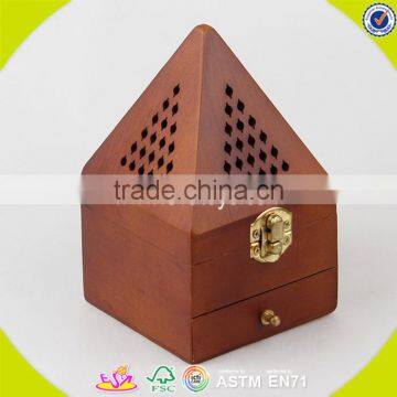 2017 Wholesale Cheap Double Sides of the Top Wooden Incense Holder W02A261 photo-4