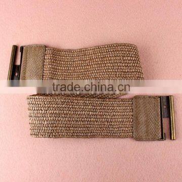 Wholesale Decorative Alloy Buckle Women Lady Snake Pattern Wide PU Waist Belt photo-4