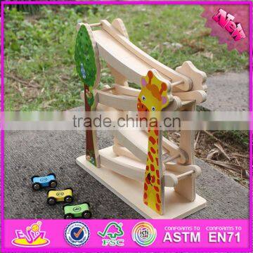2016 New Design Funny Children Wooden Ramp Racing Set W04E044 photo-3