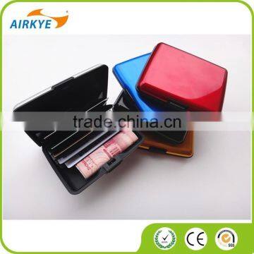 RFID Security Square Aluminum Wallet/Credit Card&Cash Holder