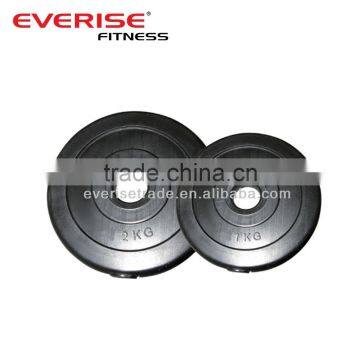 black rubber coated bumper plates