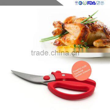 With Thick Stainless Steel Cut the Steak Chickens, Ducks Bone Cut Large Meat Cut Professional Kitchen Scissors FLGB Lock photo-3