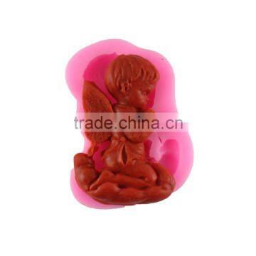 Baby's Wings Angel Boy Mould DIY Turn the Sugar Cake Mould the Silicone 1688 Agent photo-2