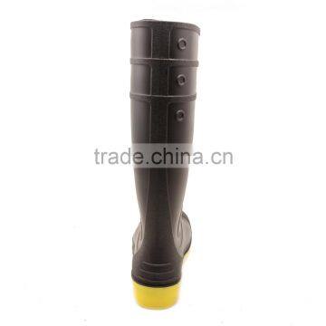 Steel Toe Cap Steel Plate Midsole Protective PVC Safety Rain Boots