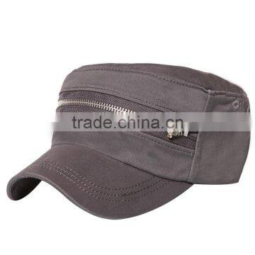 2016 Fashion Style Military Caps Custom Sport Military Hat With Zip photo-3