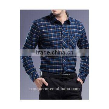Men's Double Collar Contrast Dress Shirts MSRT0166