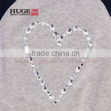 Kintted 60% Cotton,40% Acrylic Round Collar Sweater photo-2