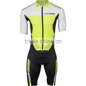 Professional Compression CYCLING speed Short Sleeve Road skating Skinsuit bicycle skate